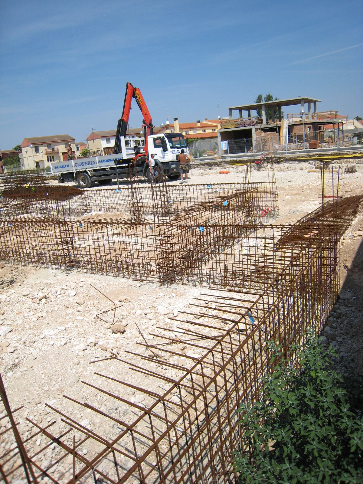 Arxiu històric d'obra 6 — fonamentació i forjat sanitari